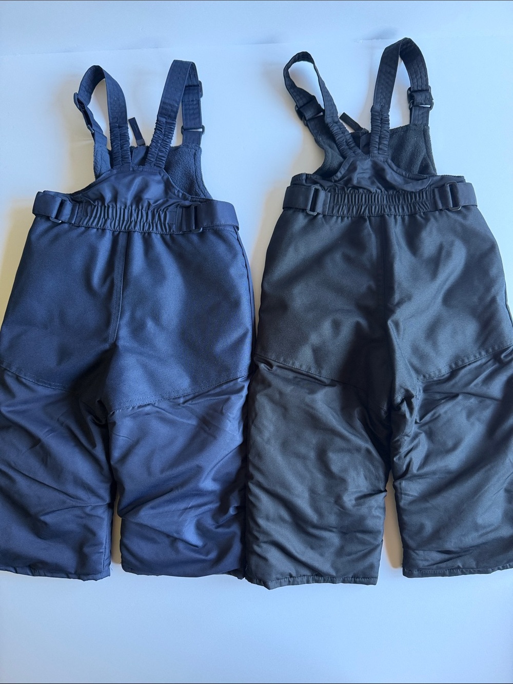 Cat & Jack Kids Waterproof Snow Overalls in blue and Black